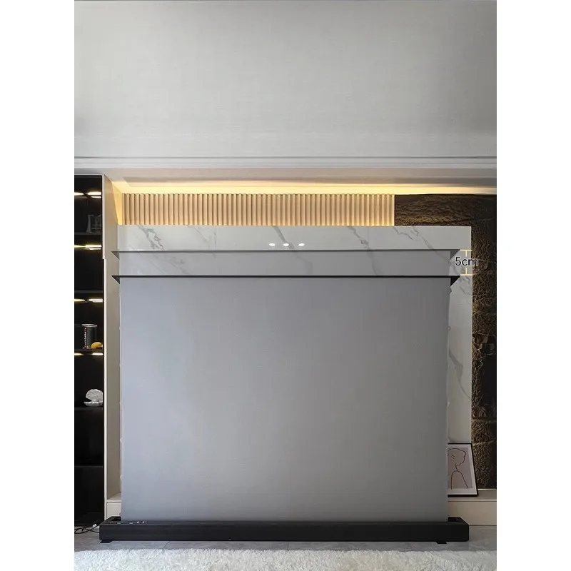 

Audio Electric rise Projection screen Anti-light home living room 4k ultra-high definition 100-inch lift movable projector