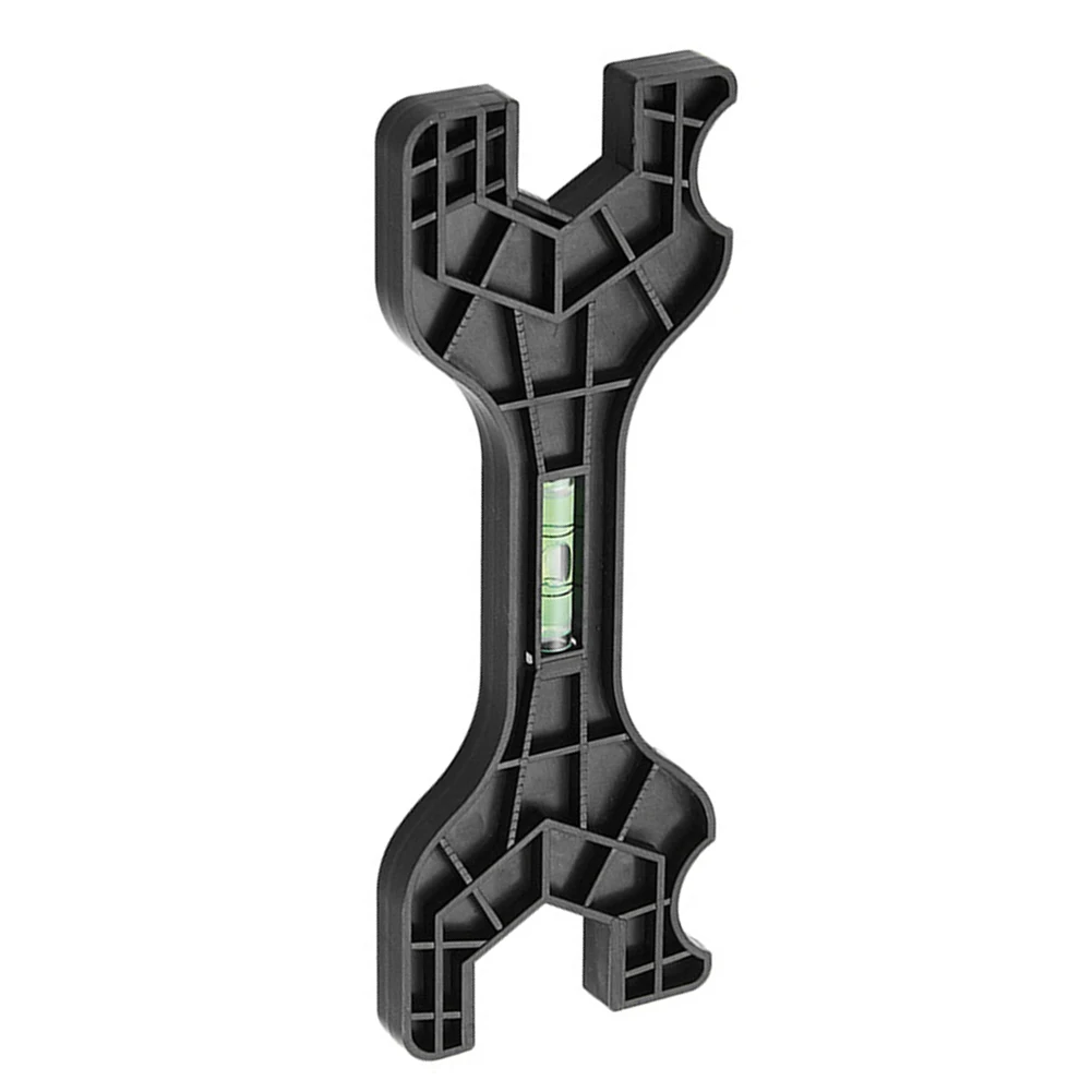 مفتاح ربط صنبور بلاستيكي مع مفتاح تركيب صنبور مستوى الفقاعات أدوات سباكة إصلاح متعددة الوظائف لأنابيب المياه/الصنبور