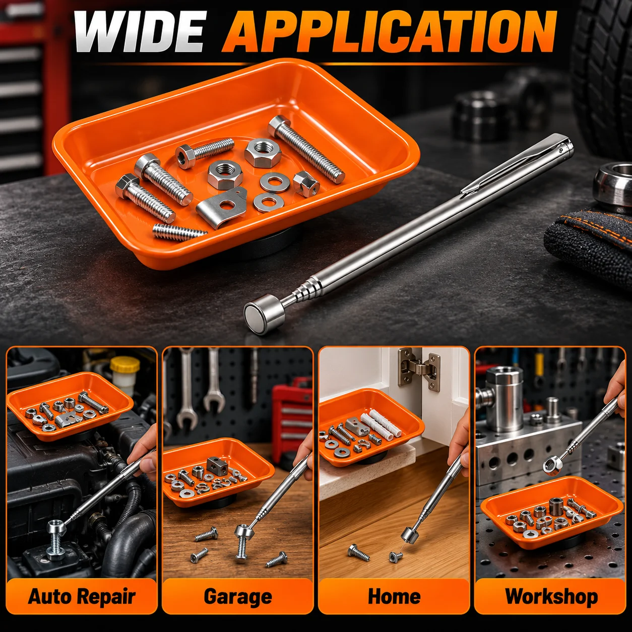 Ensemble de 2 outils de récupé - Magnetic Parts Tray avis et prix