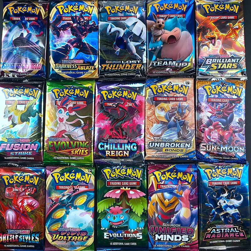 40pc Pokemon Cards GX Tag Team Vmax EX Mega Energy Shining Pokemon Card Game Carte Trading Collection Cards Pokemon Cards