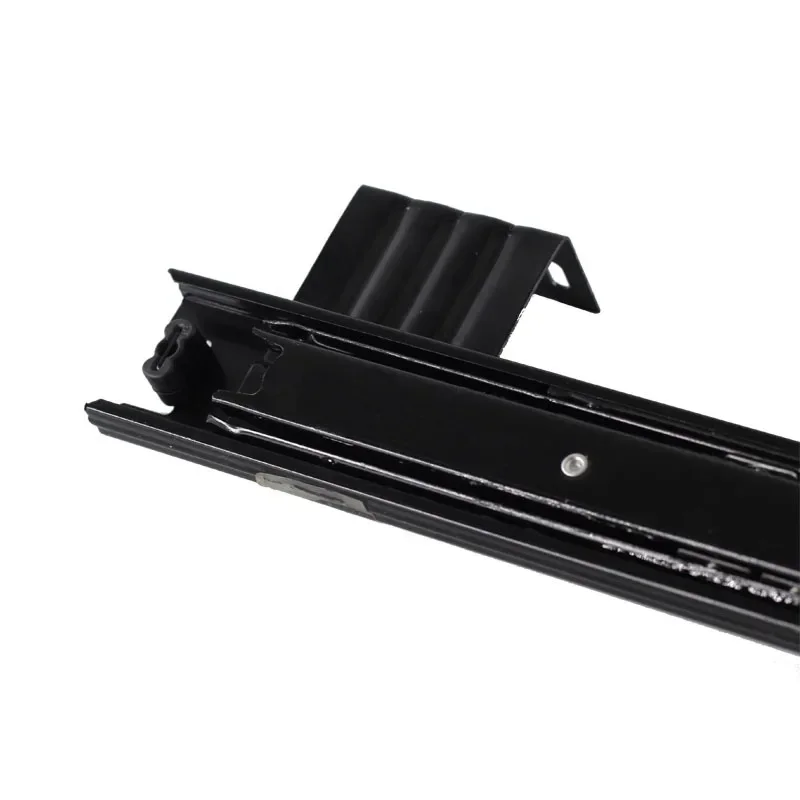 2 قطعة 10-12 "ثلاثة أقسام خزانة الشرائح لوحة مفاتيح الكمبيوتر المسار عازلة الشريحة قوس 25/30 سنتيمتر السكك الحديدية انزلاق بكرة دعم