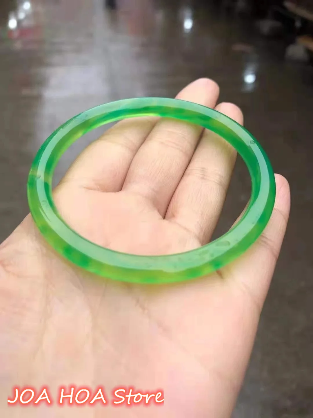 Natural Emerald Green Jade Bangle Jewelry Jadeite Bracelet
