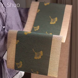 Japanese-Style Waterproof Fiber Tea Mat Linen Table Runner Table Mat Tea Art Tea Fabric Tea Mat Zen Tea Plate Mat Tea Utensils