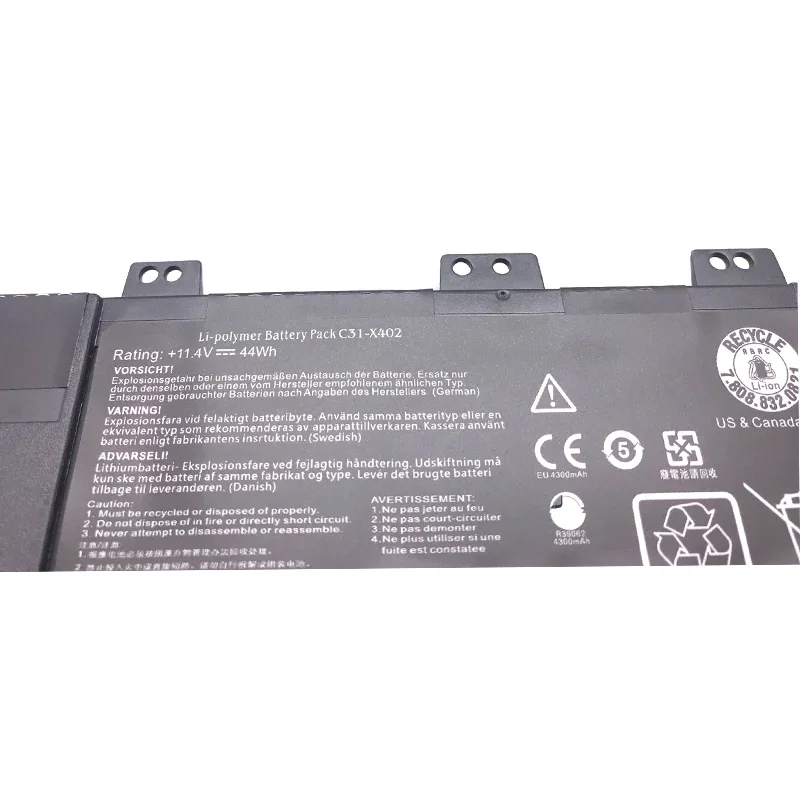 Imagem -05 - Bateria do Portátil para Asus Vivobook S300 S400 S300c S300ca S300e S400c S400ca S400e Novo Lmdtk-c31-x402