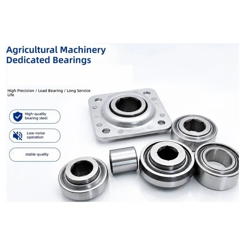 CQMF-Square Bore Disc Harrow Bearing Replacement-W208PPB5 DS208TT5 1AS08-1/8 For Agricultural Farm Machinery