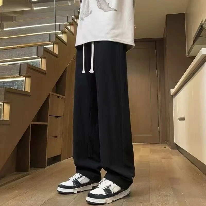 

Thin Trousers for Men Summer Clothes Cheap Low Price Stylish Y2k Fashion 2025 Korean Style Xxxl Vintage Cotton Casual Pants Man