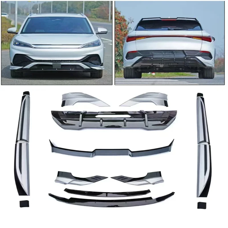 

SUV body kits 3 Yuan Plus, including exterior car accessories such as front lip, side skirts, and rear diffuser.