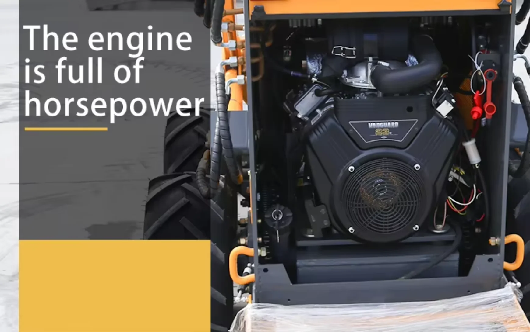 Kompaktlader Mini-Radlader Kostenloser Versand Tragbarer multifunktionaler Frontlader Dieselmotor Kompaktlader Kleiner Lader – Detail 10