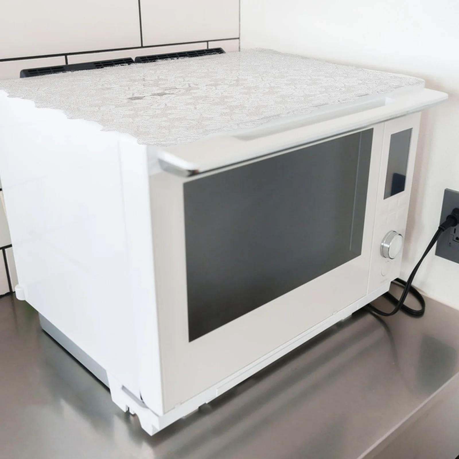 

60X60Cm Dust Resistant Appliance Cover Mat For Washing Machine Refrigerator Microwave Lamp Kitchen Furniture Protection Lace