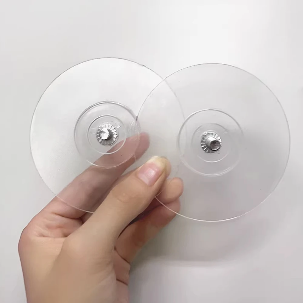 Picture 3: Circular Transparent Sticker with Screw Traceless Screw Patch Wall Photo Hanger Without Nails Adhesive Picture Frame Hook