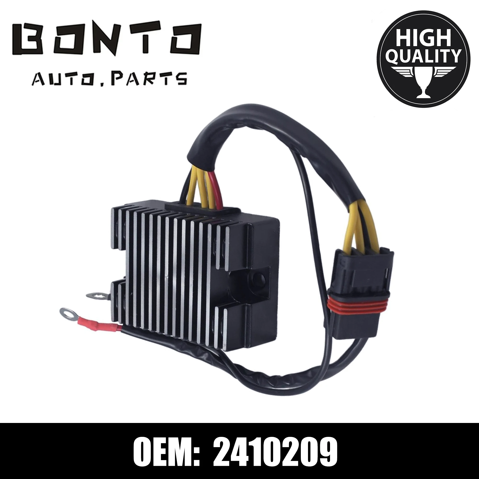 BONTO. Regulador Rectificador de Voltaje para Motocicleta Polaris Victory V92SC 2001, para Polaris Victory V92C 2001, Reemplaza 2410209