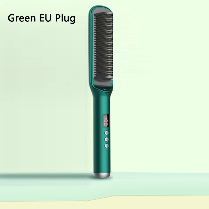 فرشاة فرد الشعر، شاشة LCD، مشط حديد مسطح، فرشاة صغيرة لفرد الشعر، مشط تصفيف الشعر