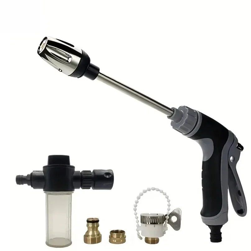 New Portable Automobiles Cleaning Tool High Pressure Sprinkler Water Gun Car Washers Garden Watering Hose Nozzle Foam Lance