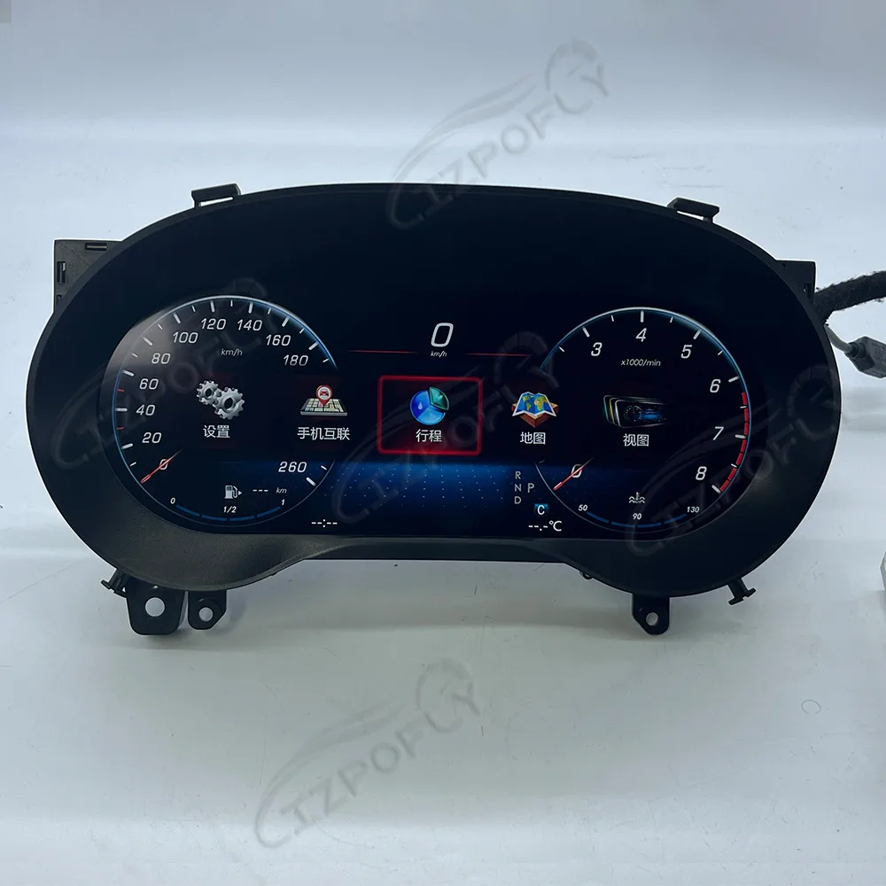 

ЖК-дисплей приборной панели автомобиля для Mercedes-Benz GLA/A-Class 2013-2017, спидометр CarPlay, вход HDMI, цифровой кластер, приборная панель, GPS