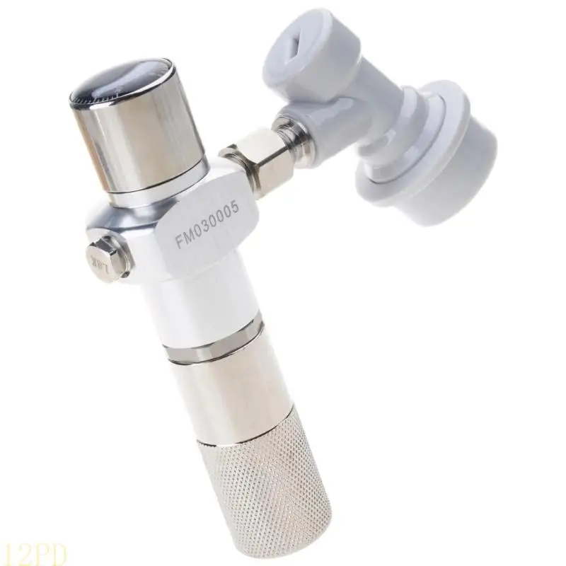 12PD High Precisions Miniature Nitrogen Gas Pressure Regulator Accurate Display Aluminum Coffee Accessory