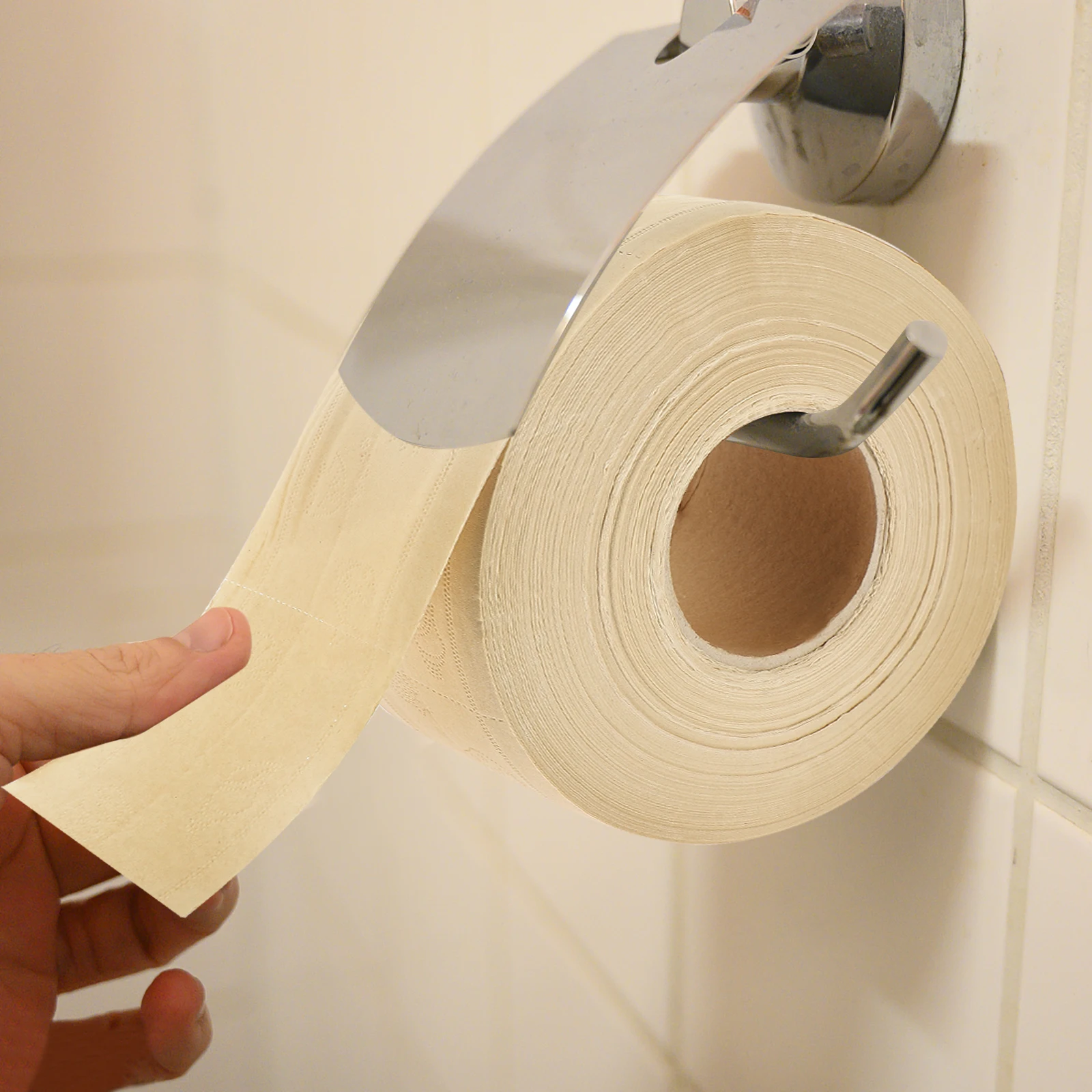 

Large Roll Toilet Paper Soft Wood Pulp Bathroom Tissue Jumbo Family Office Use Premium Quality Large Roll