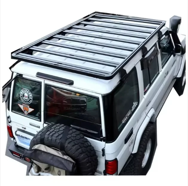 

LC76 SUV Universal Car Roof Aluminium Cargo Basket Roof Rack