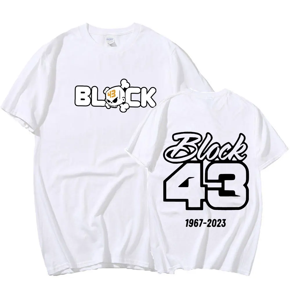 2025 كين بلوك 43 تي شيرت موضة الرجال Harajuku الجرافيك إلكتروني طباعة كين بلوك تي شيرت الجمالية القوطية عادية القطن تي شيرت #2