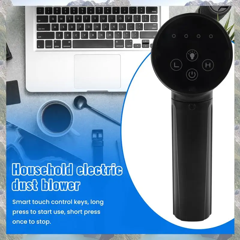 2025 Nieuwe 60000 RPM Draadloze Air Duster Verstelbare Draadloze Luchtblazer Gecomprimeerd Stof Blazen Handheld Toetsenbord PC Camera Cleaner