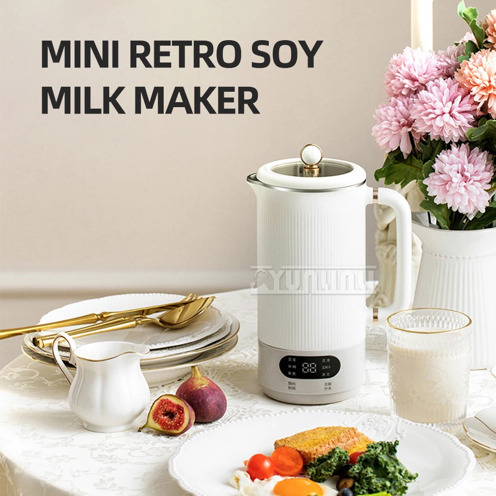 Portátil mini liquidificador máquina de leite soja alimentos domésticos espremedor elétrico alta velocidade misturador processador