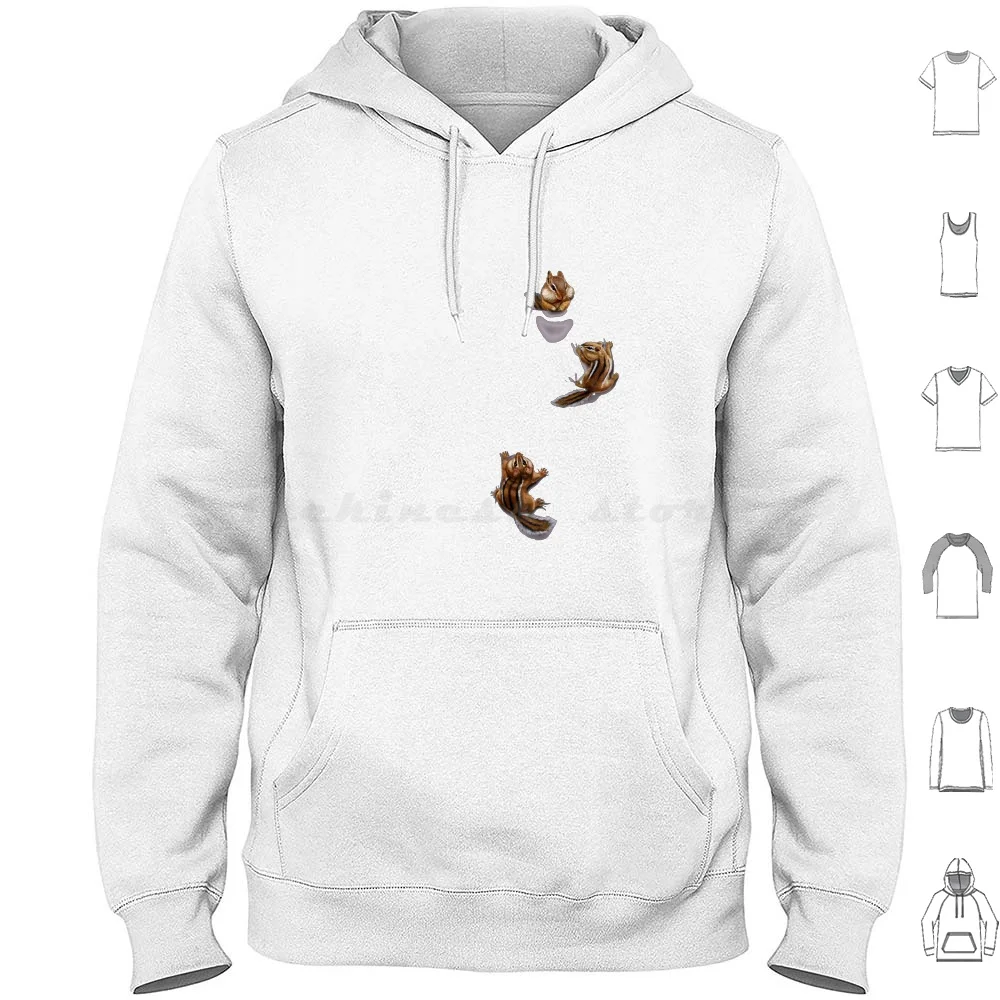 It Play Squirrels Climbing In Pocket Chipmunks Hoodies Long Sleeve It Play Squirrels Climbing In Pocket Chipmunks