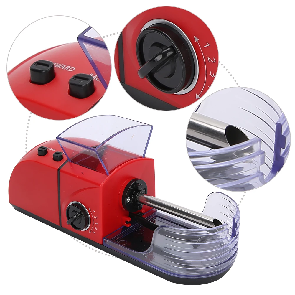 Automatic Electric Cigarette Rolling Machine Cigarette Rolling Tool Roller Maker 100-240V EU Plug