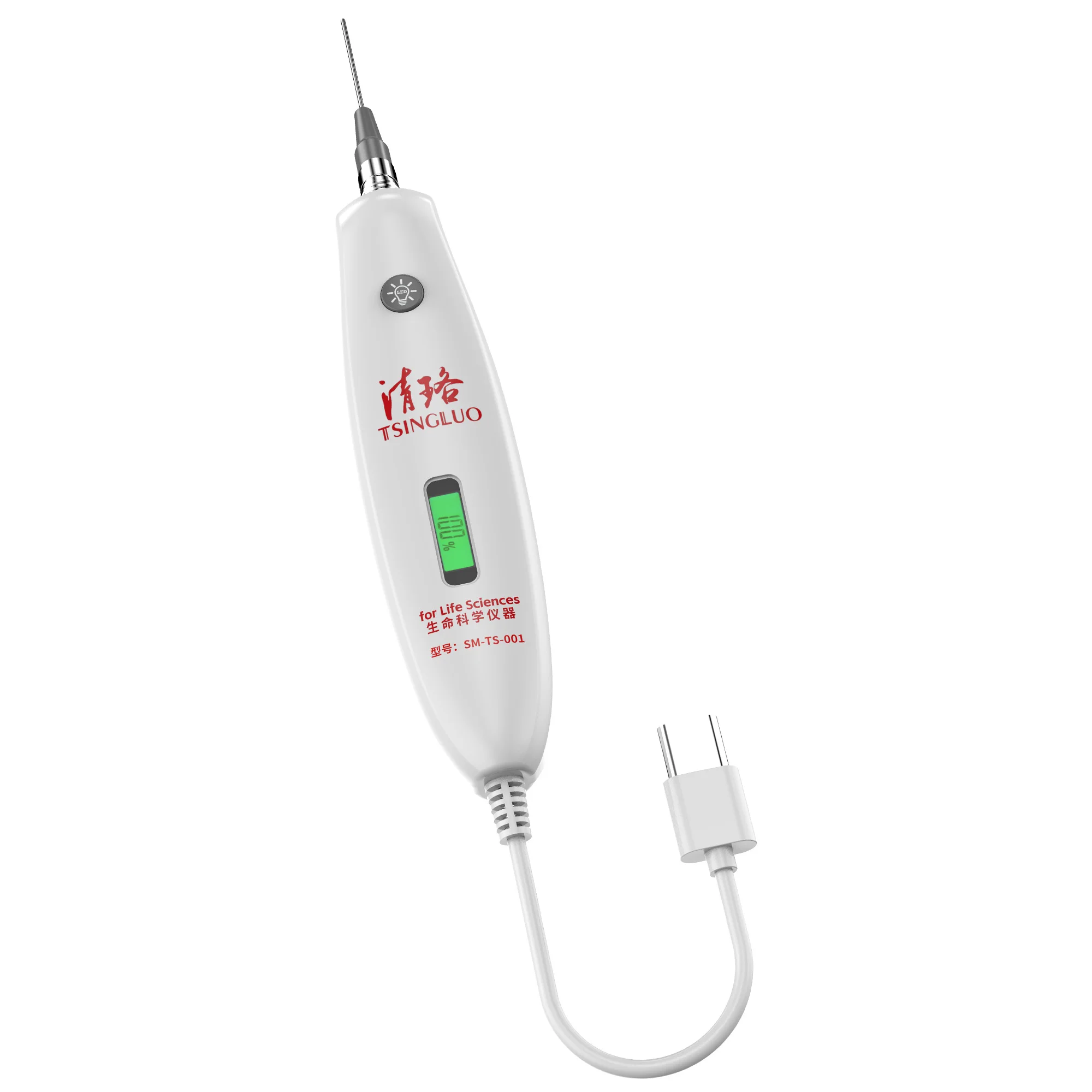 1.0/1.2/1.6/1.8mm Ultra-small White Mouse Otoscope Endoscope Camera Detection Portable Ear Detector