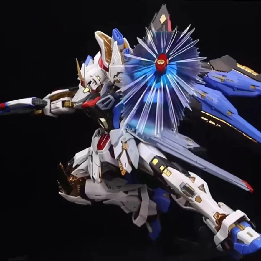 In Stock PIANXIN Model 1/100 MGEX STRIKE FREEDOM Assembling Model Mecha Pvc Toys SEED DESTINY Golden legend