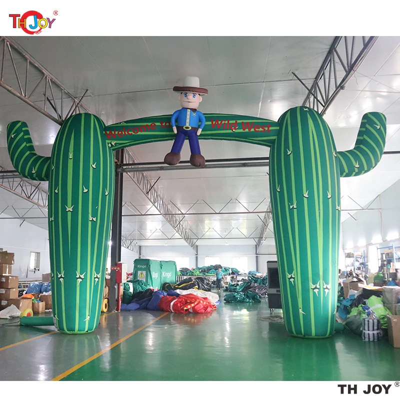 New Design Giant Inflatable Wild West Cactus Arch Inflatable Pirate Arch For advertising