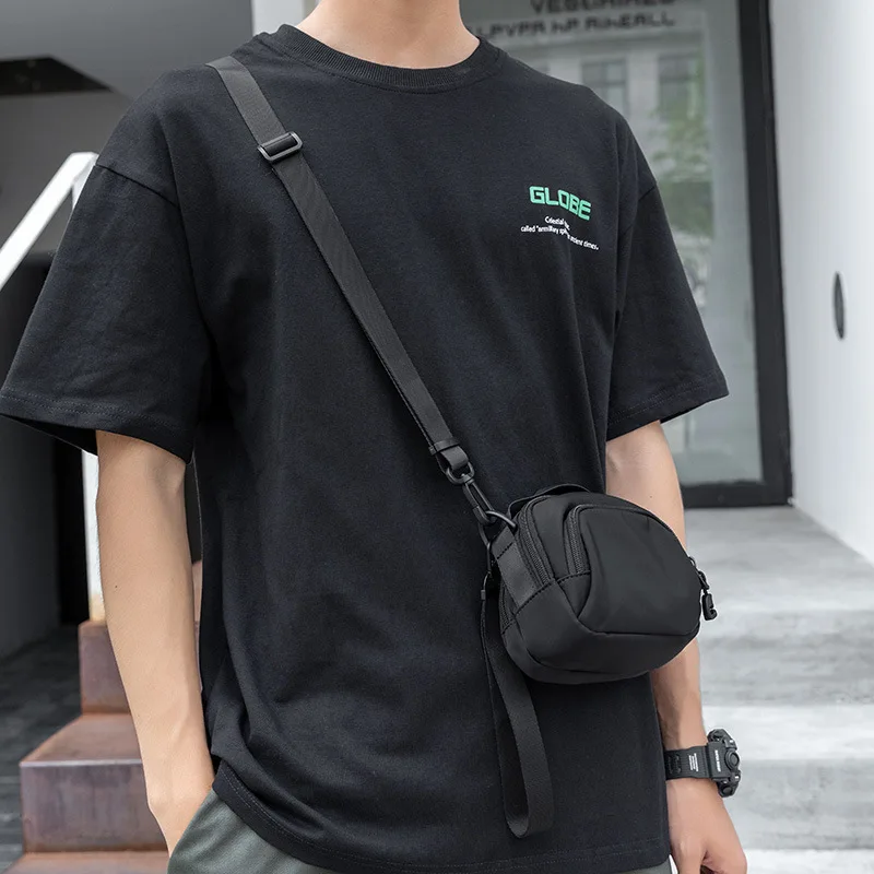 Men's shoulder bag slant across waterproof leisure simple back light mobile phone storage slant across the bag