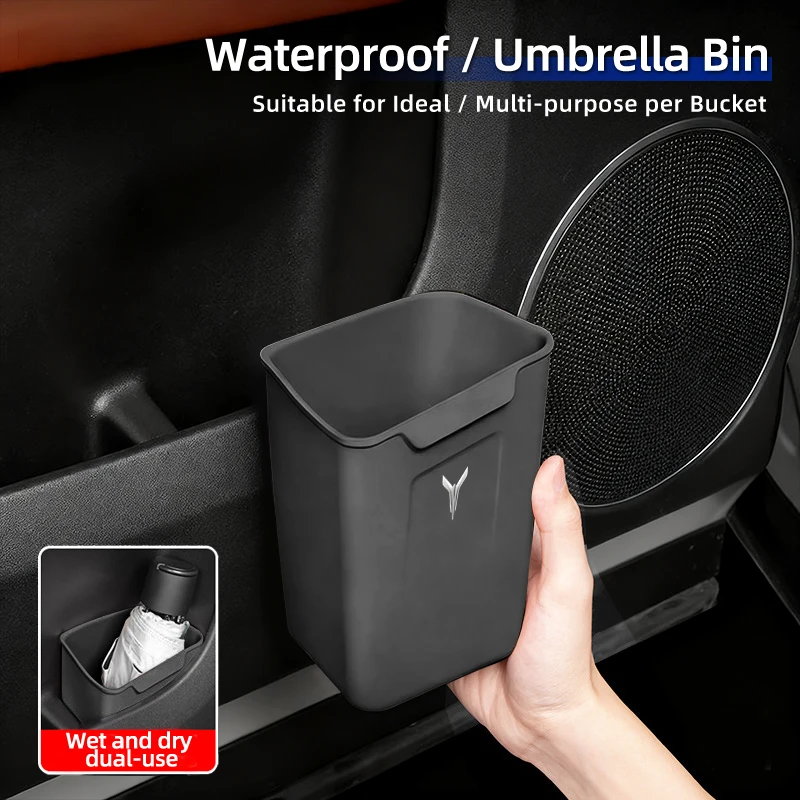 Universal Car Door Tissue Storage Box Umbrella Storage Bucket For Dongfeng Voyah Free Dreamer 2021 2022 2023