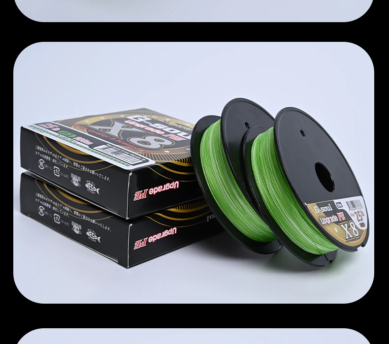 YGKPE G SOUL X8 BRAID Upgrade Geflochtene Angelschnur Superstark 8-fädige Multifilament PE-Schnur 150M 200M Hergestellt in Japan 14LB-60LB – Detail 11