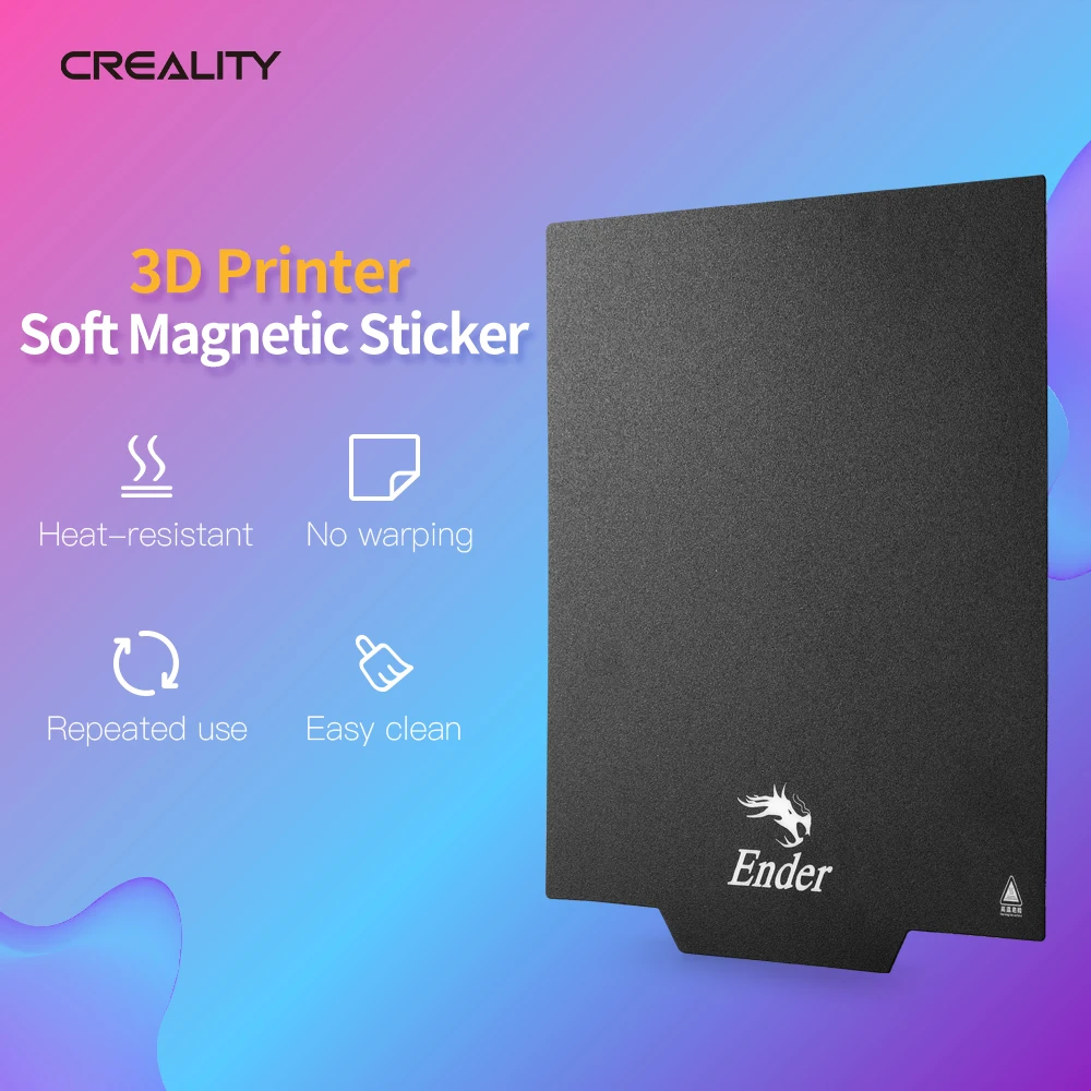 Creality-Soft Etiqueta magnética para impressora 3D, placa de construção Hot Bed, Ender-3 Series, CR10s Ender, 235x23 5, 300*300