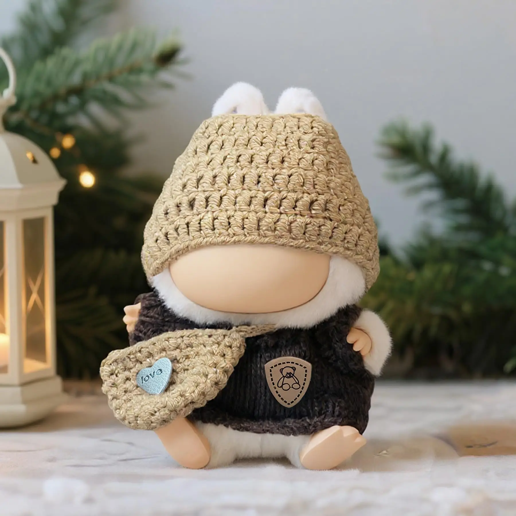 Voor 17 cm Labubu Pluche Pop Rok Set voor DIY Kleding Accessoires Cadeau (Geen Schoenen Geen Pop)