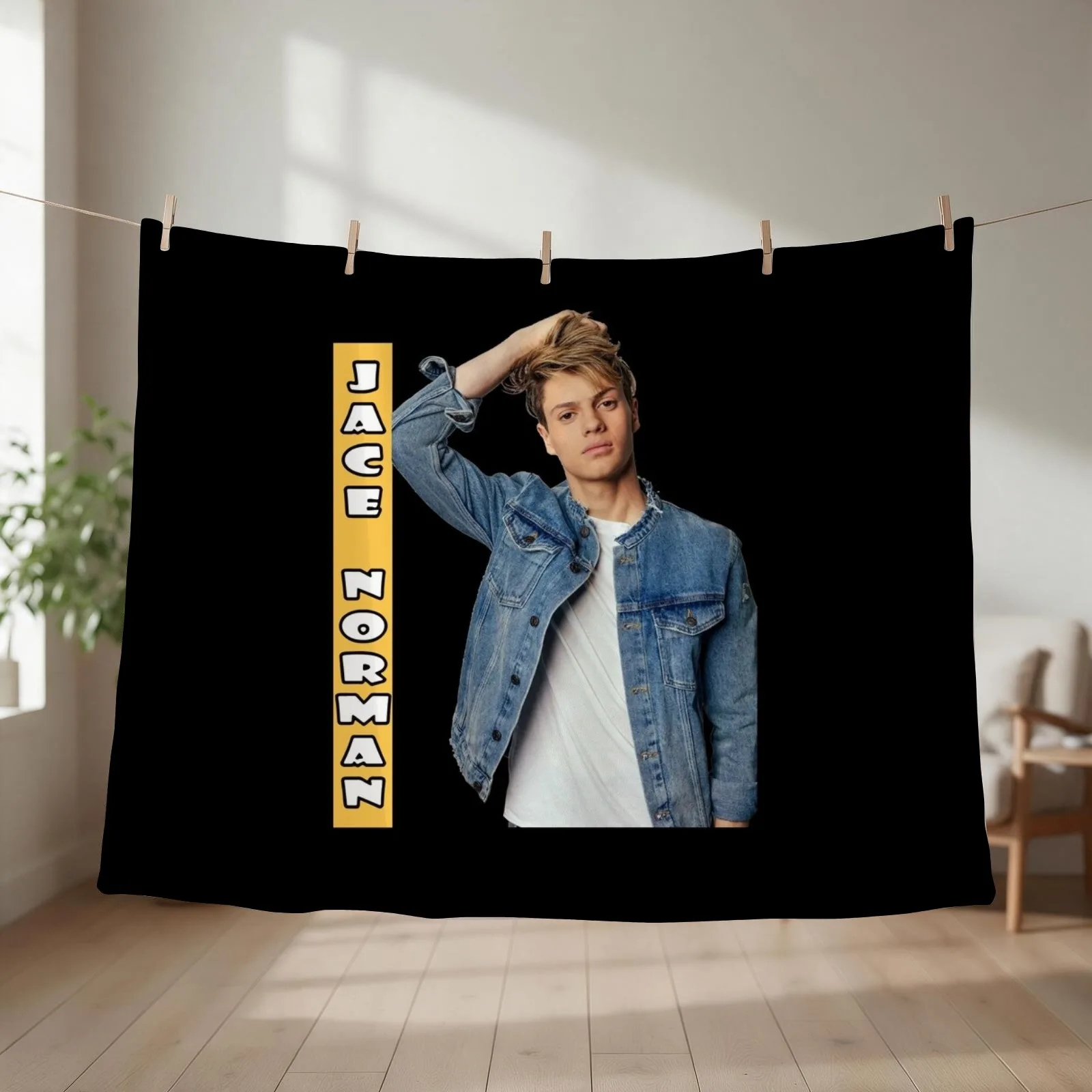 Jace Norman T-Shirts Gift For Fans, For Men and Women, Gift Mother Day, Father Day Throw Blanket Cute Plaid Blankets