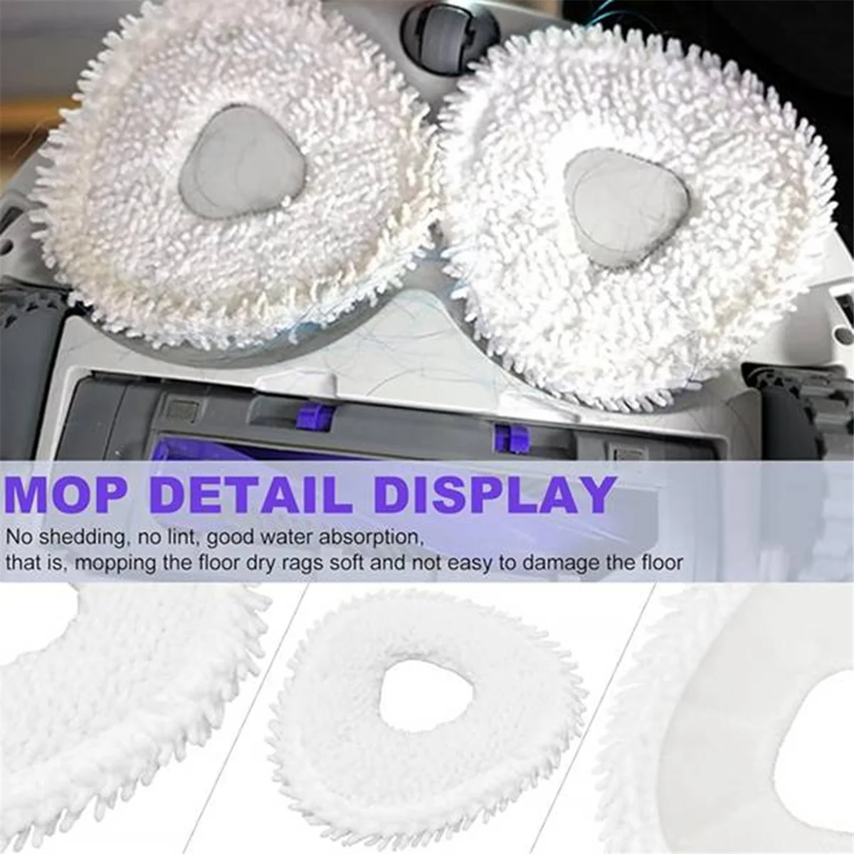 

48PCS Vacuum Brush Dust Bag Filter and Mop Cloth Set for Freo Z Ultra Vacuum Cleaner Accessories Replacement Part