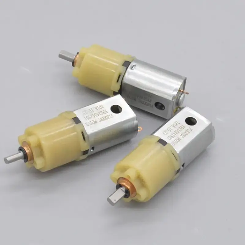 High Torque Carbon Brush Micro Motor Slow Speed 130 Planetary Gear Motor DC12V 60RPM Metal Gearbox Planetary Reduction DC Motors