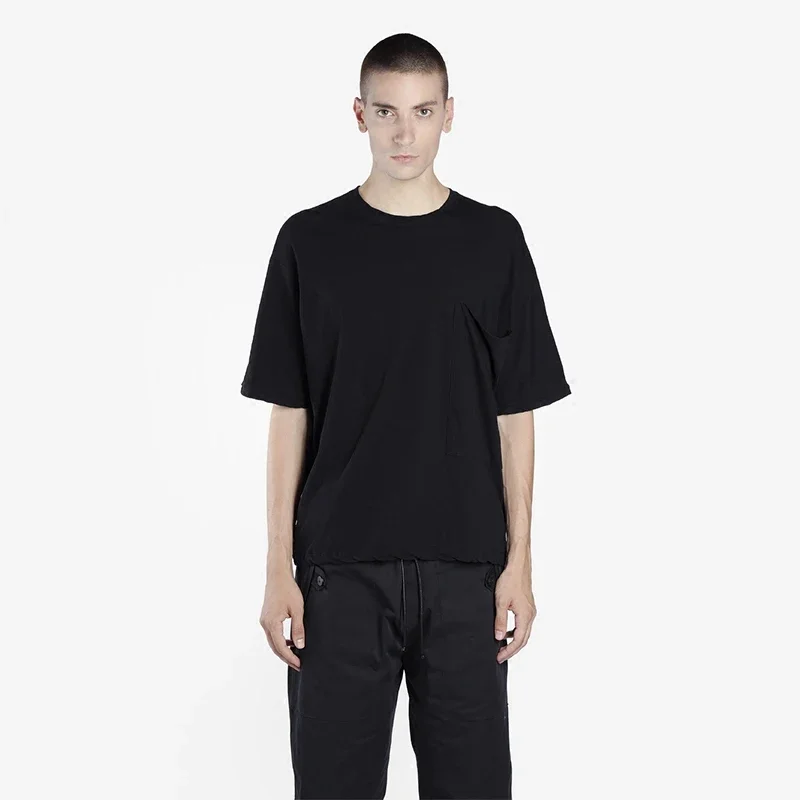 

ФУТБОЛКА YOJI OOAK COTTON JERSEY с карманом и круглым вырезом. Футболка из хлопкового джерси Yoji Ooak