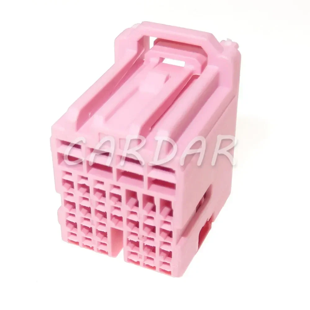 1 Set 27 Pin Car Body Computer Module Cable Harness Socket AC Assembly 2098067-5 Pink Auto BCM Composite Connector
