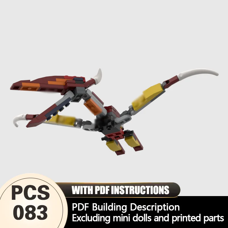

Creators Animal Series Model MOC Building Bricks Fly Dragon Modular Technology Gifts Holiday Assemble Children Toys Suit