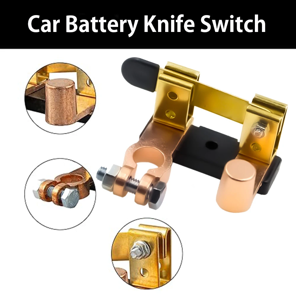 

Главный выключатель Электрическое оборудование 12/24 В Выключатель аккумулятора Прочные автомобильные ножи Лезвие Master Top Post