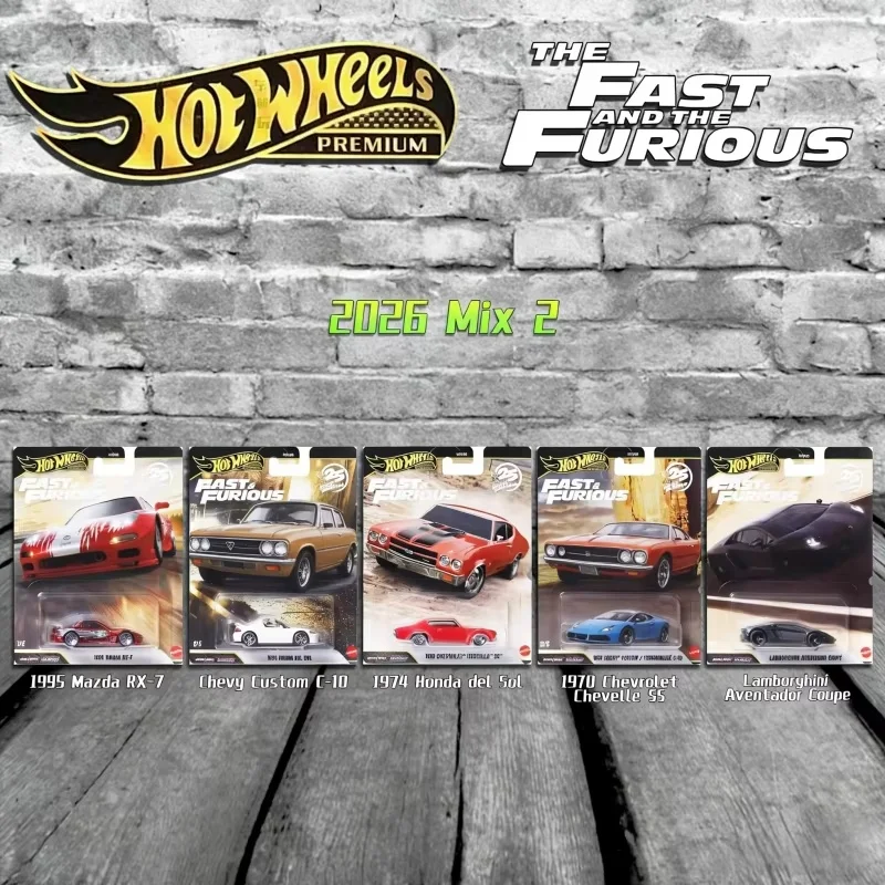 

[Hotwheels] In Stock 2026 Culture Speed And Passion 26p Lamborghini Honda Convertible Alloy Car Model Collector Fan'S Gift