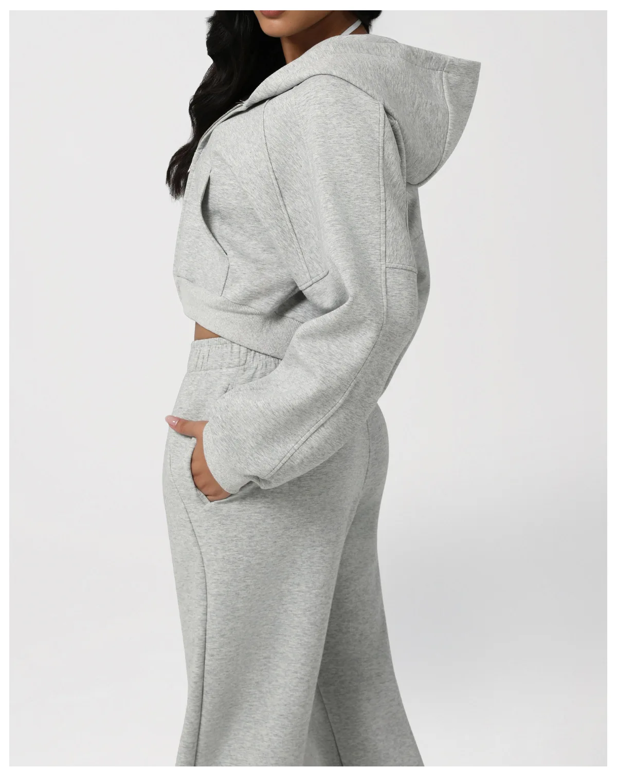 جديد الخريف الشتاء عارضة فضفاض الرياضة الجري مقنعين سترة السراويل لينة تنفس الحرارية المرأة اللياقة البدنية اليوغا مجموعة