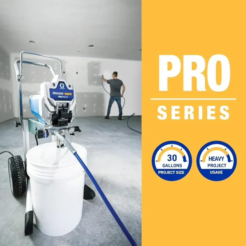 Graco 17G180 Magnum ProX19 Cart Paint Sprayer, Blue & white