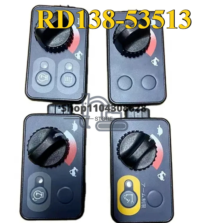 

1 шт. RD138-53513,DIAL (ACCEL) U35, U45, U48, U55 Панель контроллера дроссельной заслонки Kubota Digger KX033, KX040, KX057, KX080, KX121, KX161