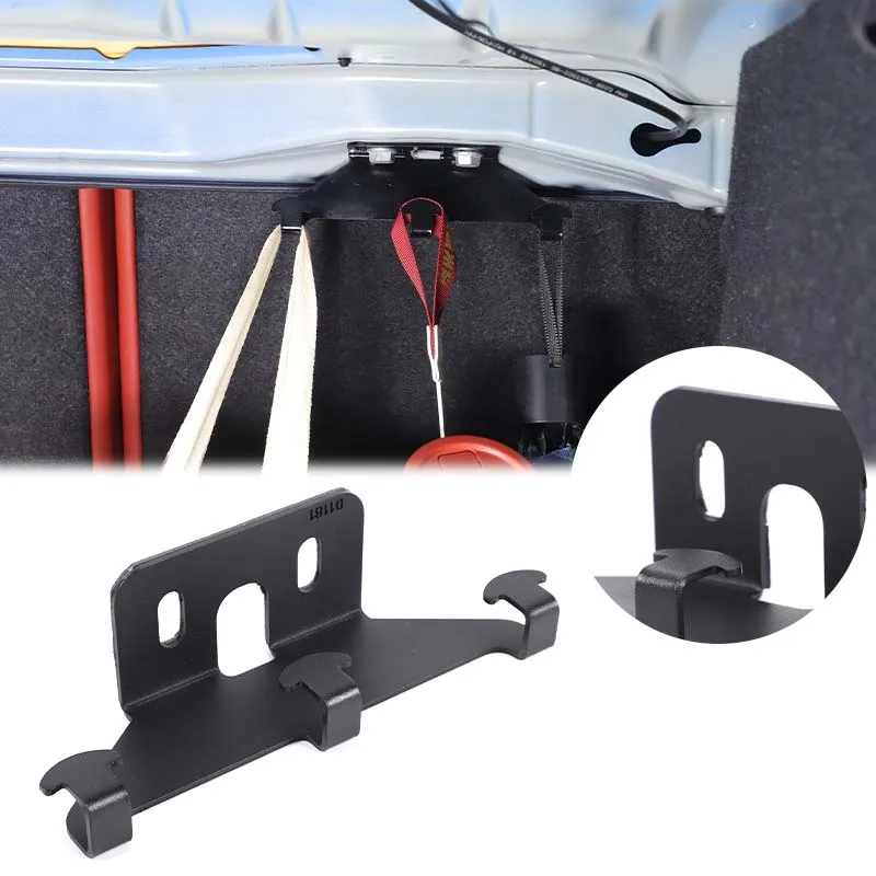 

For BMW M3 F80 2014-2019 Carbon steel Car Rear trunk hook Multiple Hooks Auto tools Accessories