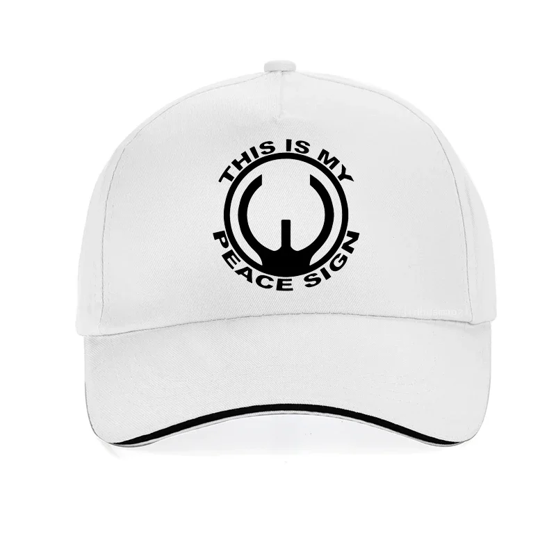 New This Is My Peace Sign Baseball Cap M16 Rifle Pistol Pro Gun Ar 15 M4 223 Ak Print Casual Men Brand Hat Iron Sight Golf Hats