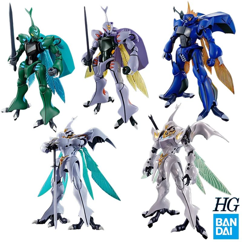 

Bandai Genuine HG 1/72 Aura Battler SIRBINE TOKAMAK DUNBINE VIRUNVEE Anime Action Figure Assembly Model Toys Gift Children Boys