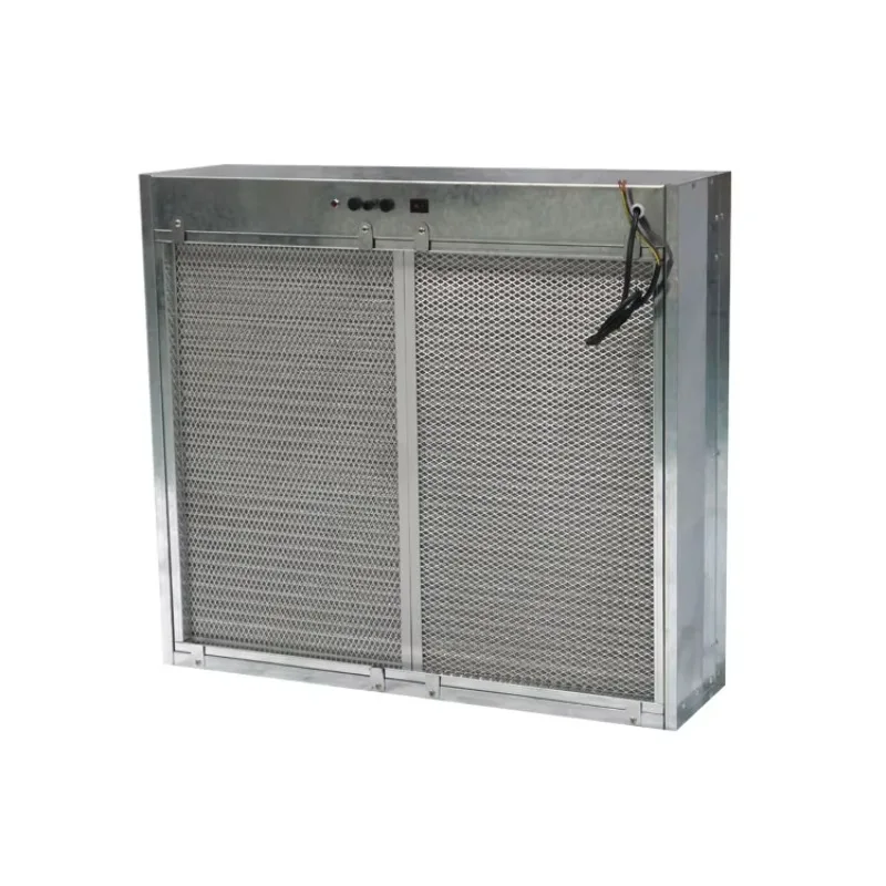 High efficiency HVAC system plasma electrostatic air cabinet type air purifier