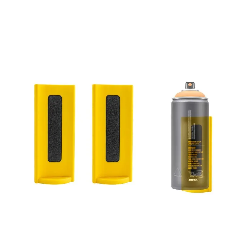 N04R Spray Can Wall Mount Organizer 2PCS Magnetic Aerosol Spray Can Holder Paint Can Bottle Rack For Garage, Tool Box
